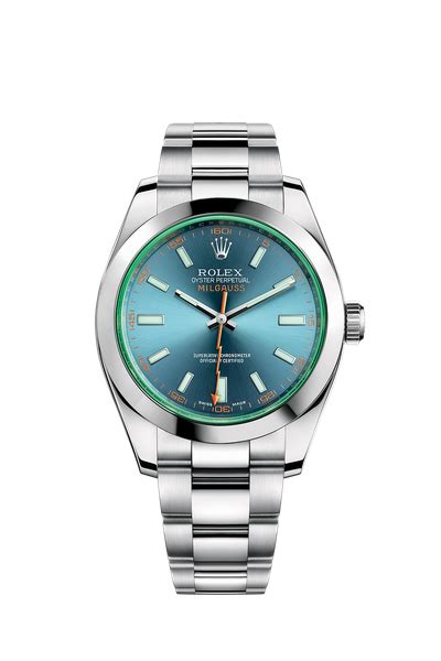 blue rolex milgauss|rolex milgauss price chart.